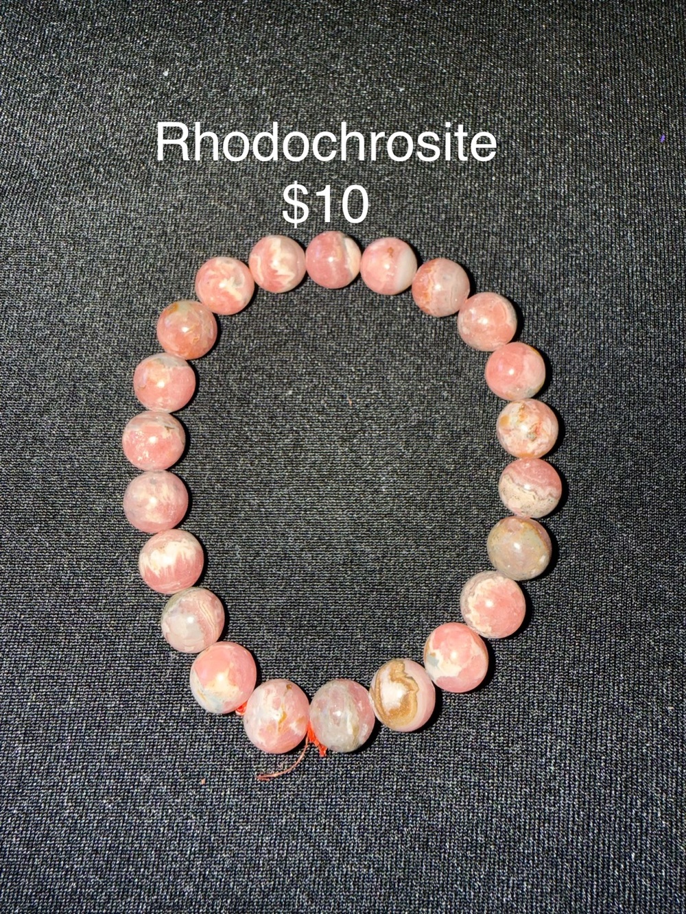 Variety of pink authentic crystal stretch bead bracelets - Picture 5 of 8